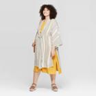 Target Women's Plus Size Striped Kimono - Universal Thread Pod