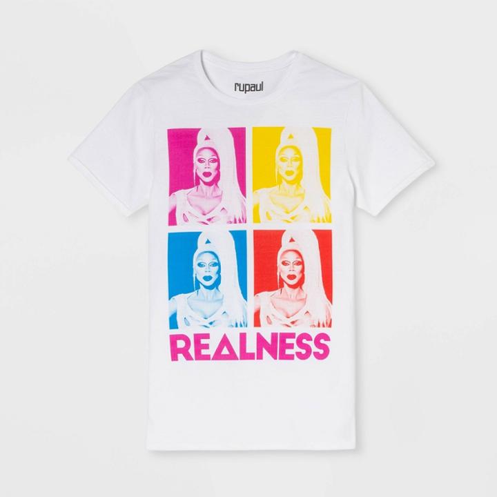 Ev Lgbt Pride Pride Gender Inclusive Adult Rupaul Graphic T-shirt - White Xs, Adult Unisex