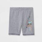 L.o.l. Surprise! Girls' Lol Surprise Biker Shorts - Heathered Gray