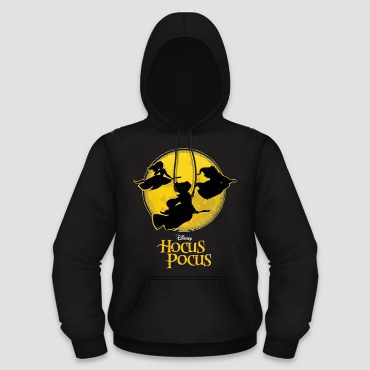 Men's Disney Hocus Pocus Hooded Shirt - Black