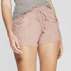 Women's Perfectly Cozy Lounge Shorts - Stars Above Mauve (pink)