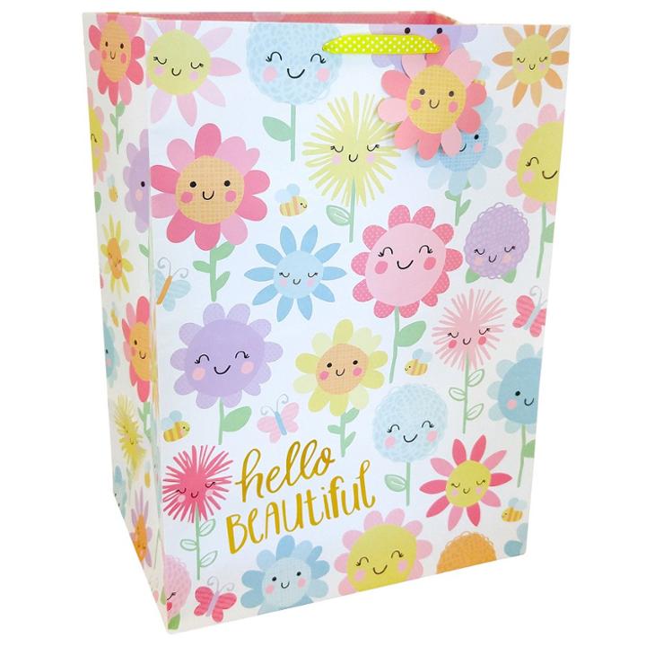 Spritz Hello Beautiful Floral Colossal Cub Gift Bag -