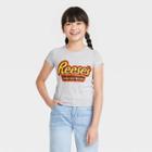 Girls' Hershey's Reese's Short Sleeve Graphic T-shirt - Heather Gray