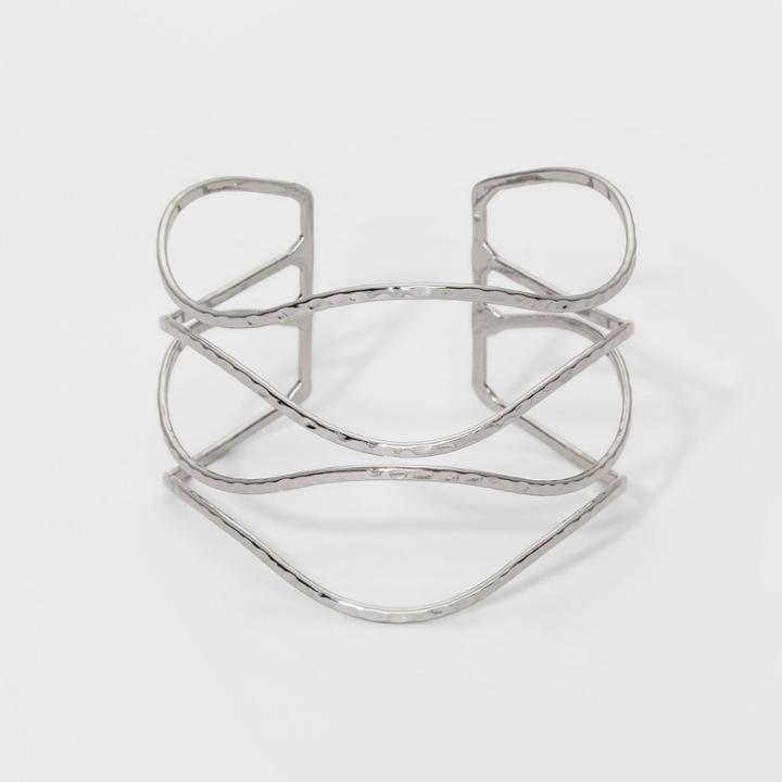 Wavy Wire Cuff Bracelet - A New Day