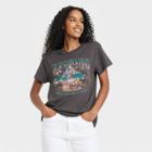 Doe. Women's Wyoming Short Sleeve Graphic T-shirt - Charcoal Gray