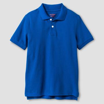 Boys' Pique Polo Shirt - Cat & Jack Parrish Blue