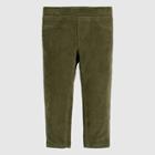 Levi's Toddler Girls' Corduroy Pull-on Pants - Green