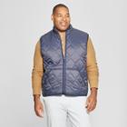 Target Men's Big & Tall Lightweight Quilted Vest - Goodfellow & Co Geneva Blue