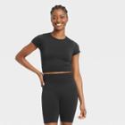 Women's Seamless Crop Top - All In Motion Black
