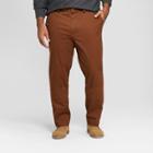 Men's Big & Tall Slim Fit Hennepin Chino - Goodfellow & Co Brown