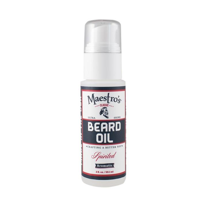 Maestro's Classic Maestro's Spirited Blend Classic Dry Beard Oil