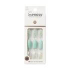 Kiss Products Impress Press-on Manicure Medium Almond Fake Nails - Evergreen