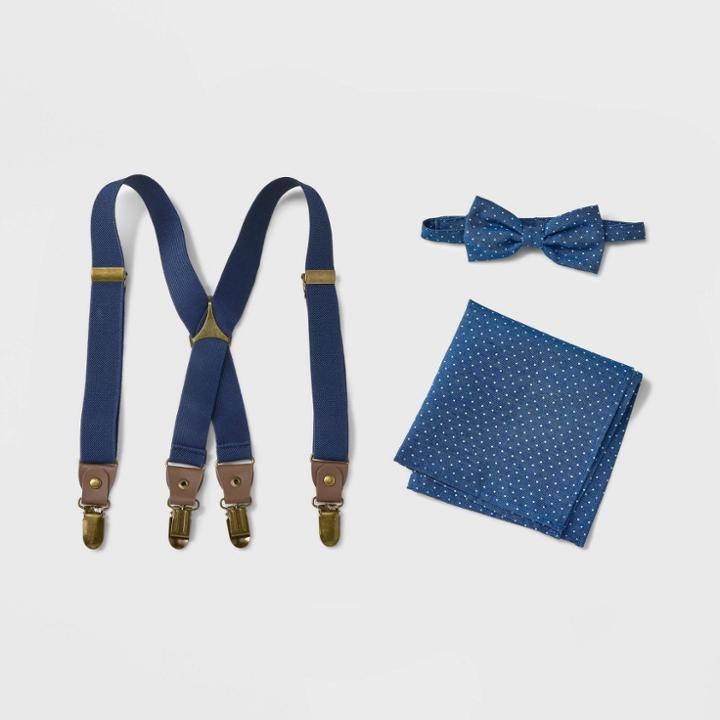 Boys' Suspender Set - Cat & Jack Navy Blue