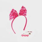 Girls' 4pk Burnout Heart Headband - Cat & Jack