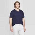 Men's Big & Tall Regular Fit Short Sleeve Lyndale V-neck T-shirt - Goodfellow & Co Xavier Navy