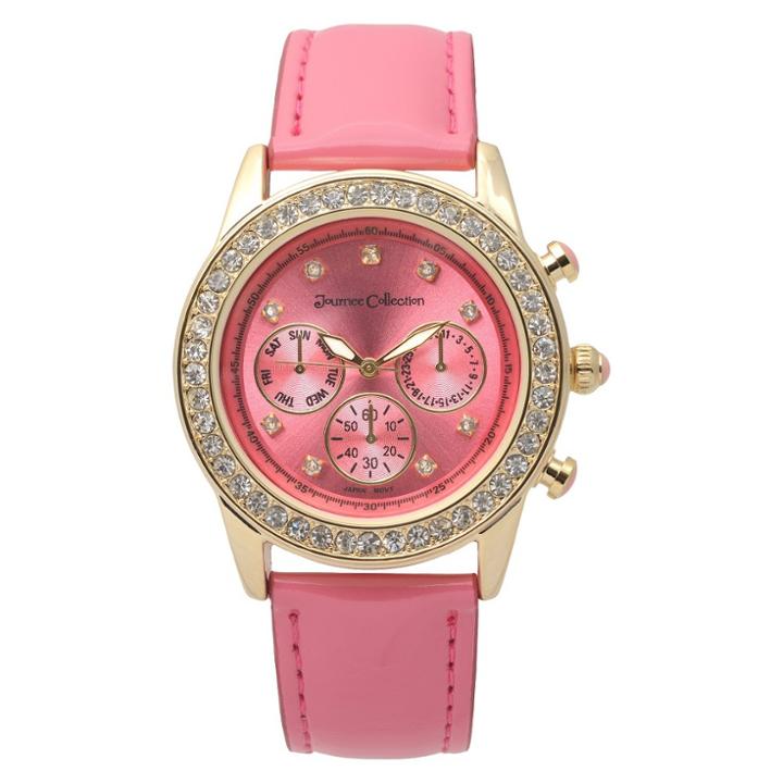 Journee Collection Women's Watch Pink Gold