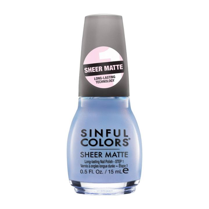 Sinful Colors Sheer Mattes Nail Polish - Bliss Iced Petit Four