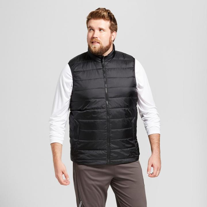 Men's Big & Tall Lightweight Puffer Vest - C9 Champion Black