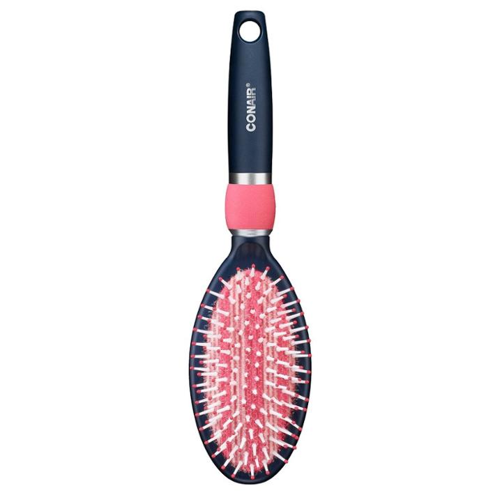 Conair Quick Smooth De-poof Shine Cushion Hairbrush