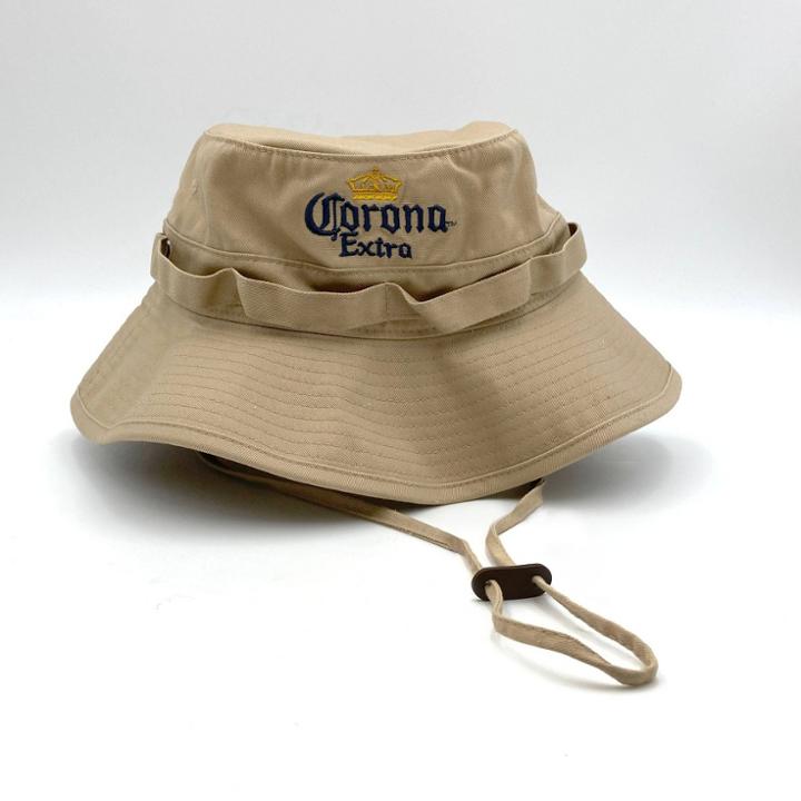 Concept One Men's Corona Boonie With Chin Straped Bucket Hat - Beige