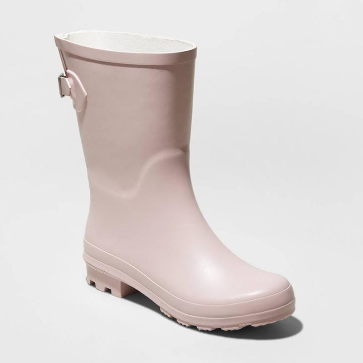 Women's Vicki Rain Boots - A New Day Blush