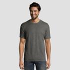 Hanes 1901 Men's Big & Tall Short Sleeve T-shirt - Gray