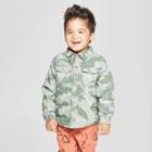 Toddler Boys' Quilted Jacket With Chest Pockets - Cat & Jack Green