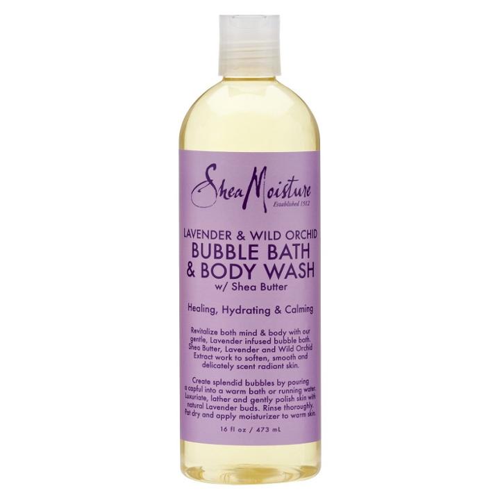 Sheamoisture Lavender & Wild Orchid Bubble Bath & Body Wash - 16 Fl Oz, Gold