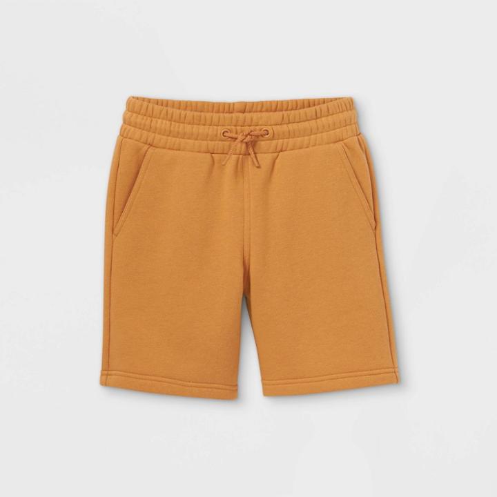 Kids' Knit Jogger Shorts - Cat & Jack Brown