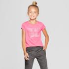 Girls' Create Your Moment Graphic Tech T-shirt - C9 Champion Pink