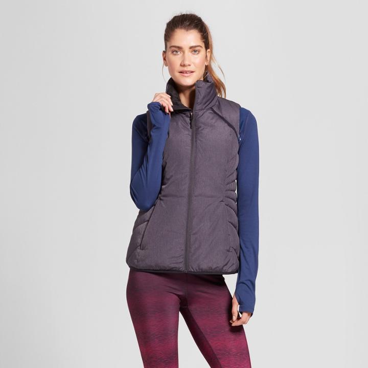 C9 Champion Women's Puffer Vest - C9 By Champion Heather