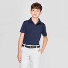 Petiteboys' Short Sleeve Performance Uniform Polo Shirt - Cat & Jack Navy Xl, Boy's, Blue