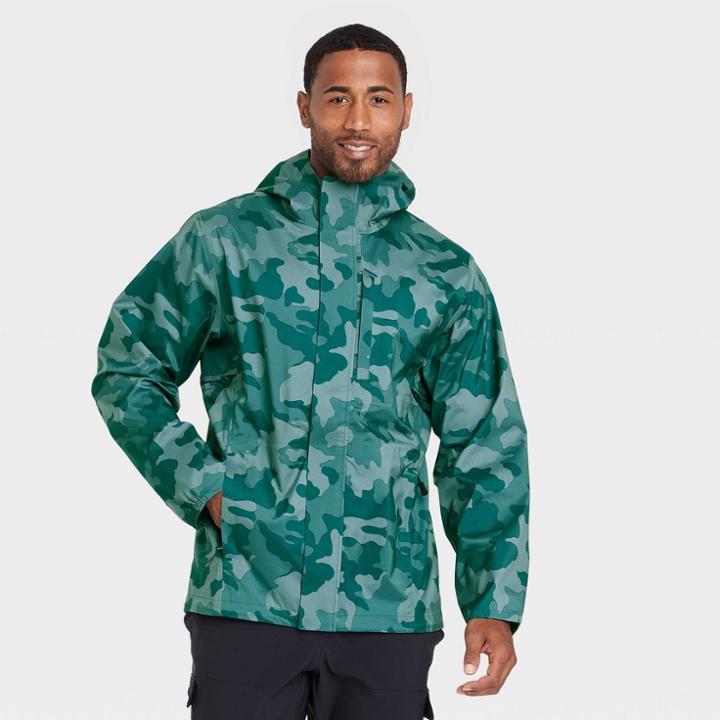 Men's Waterproof Jacket - All In Motion Teal