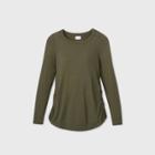 Maternity Pullover Sweater - Isabel Maternity By Ingrid & Isabel Olive Green