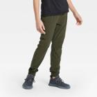 Boys' Stretch Woven Jogger Pants - All In Motion Olive Green Xs, Boy's, Green Green