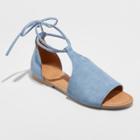 Women's Aileen Lace Up Slide Sandals - Universal Thread Blue