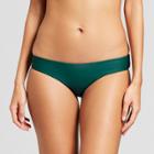 Tori Praver Seafoam Women's Cheeky Bikini Bottom - Forest Green
