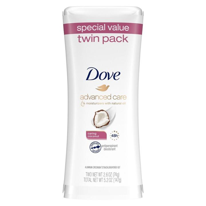 Dove Beauty Dove Advanced Care Caring Coconut 48-hour Antiperspirant & Deodorant Stick