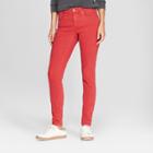 Target Women's High-rise Skinny Jeans - Universal Thread Red