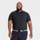 Men's Big & Tall Supima Cotton Polo Shirt - All In Motion Black