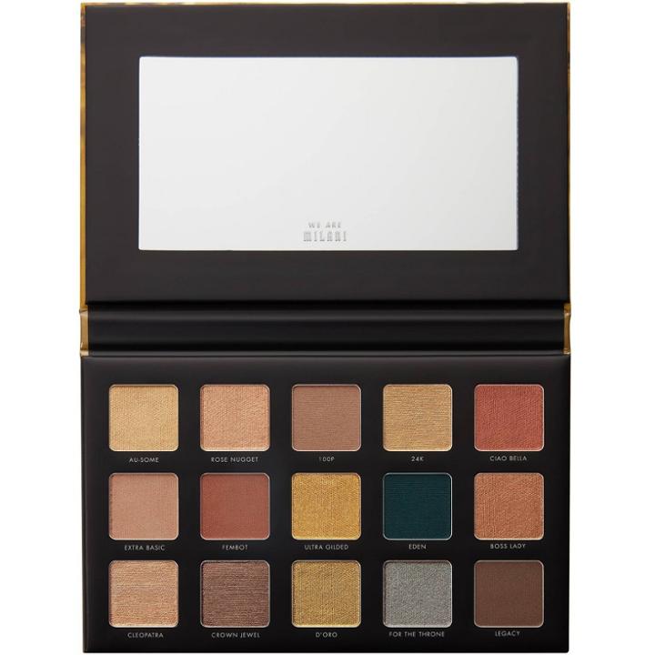 Milani Gilded Eye Shadow Palette, Adult Unisex