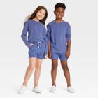 Kids' Long Sleeve T-shirt - Cat & Jack Blue