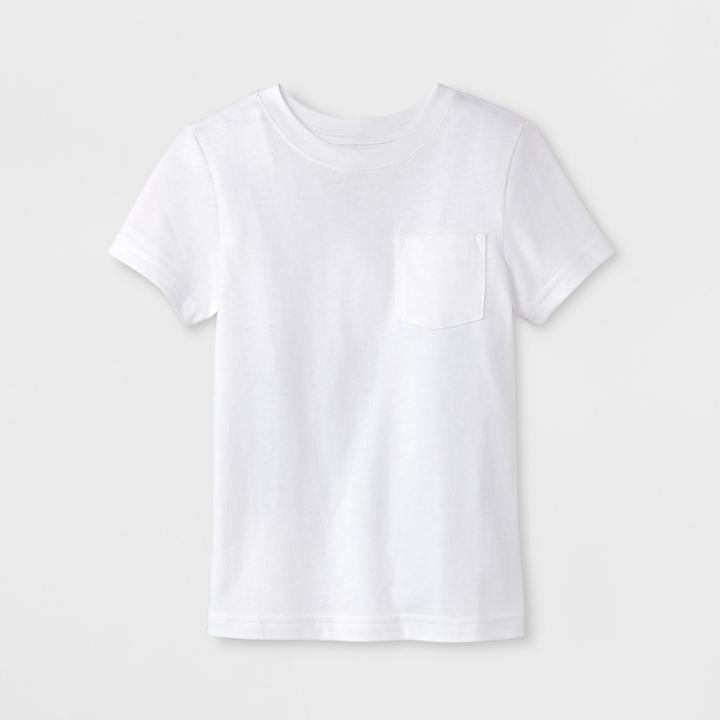 Petitetoddler Boys' Pocket Short Sleeve T-shirt - Cat & Jack White