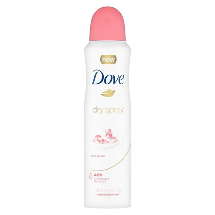 Dove Beauty Dove Rose Petals Dry Spray Antiperspirant & Deodorant