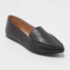 Women's Micah Pointed Toe Loafers - A New Day Black