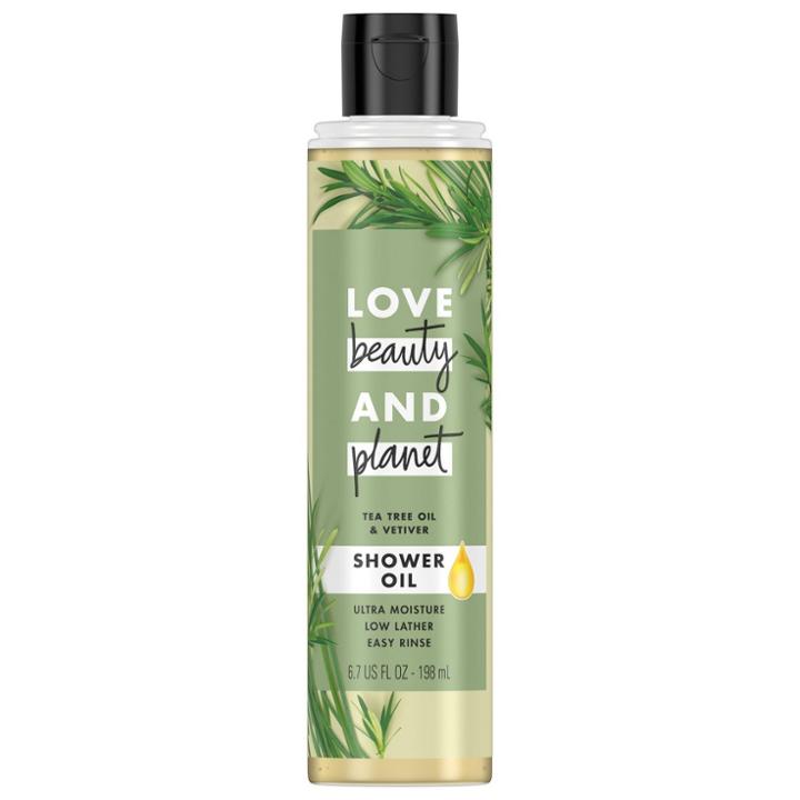 Love Beauty And Planet Love Beauty & Planet Tea Tree Oil & Vetiver Shower Oil Body Wash Soap