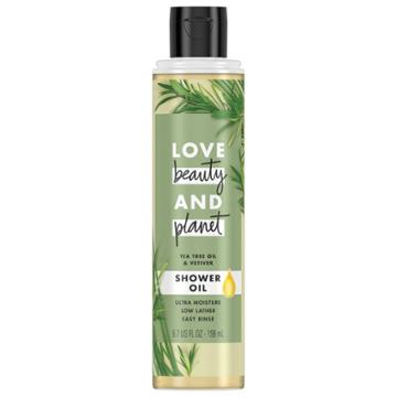 Love Beauty And Planet Love Beauty & Planet Tea Tree Oil & Vetiver Shower Oil Body Wash Soap