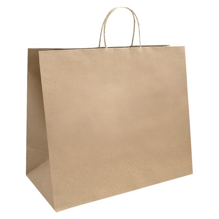 Spritz Large Kraft Chevron Gift Bag -