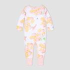 Burt's Bees Baby Baby Girls' Sunburst Floral Jumpsuit - Pink