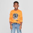 Boys' Flip Sequin Long Sleeve T-shirt - Cat & Jack Orange